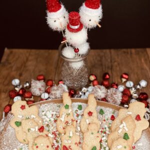 Snow Man Cookie Kit